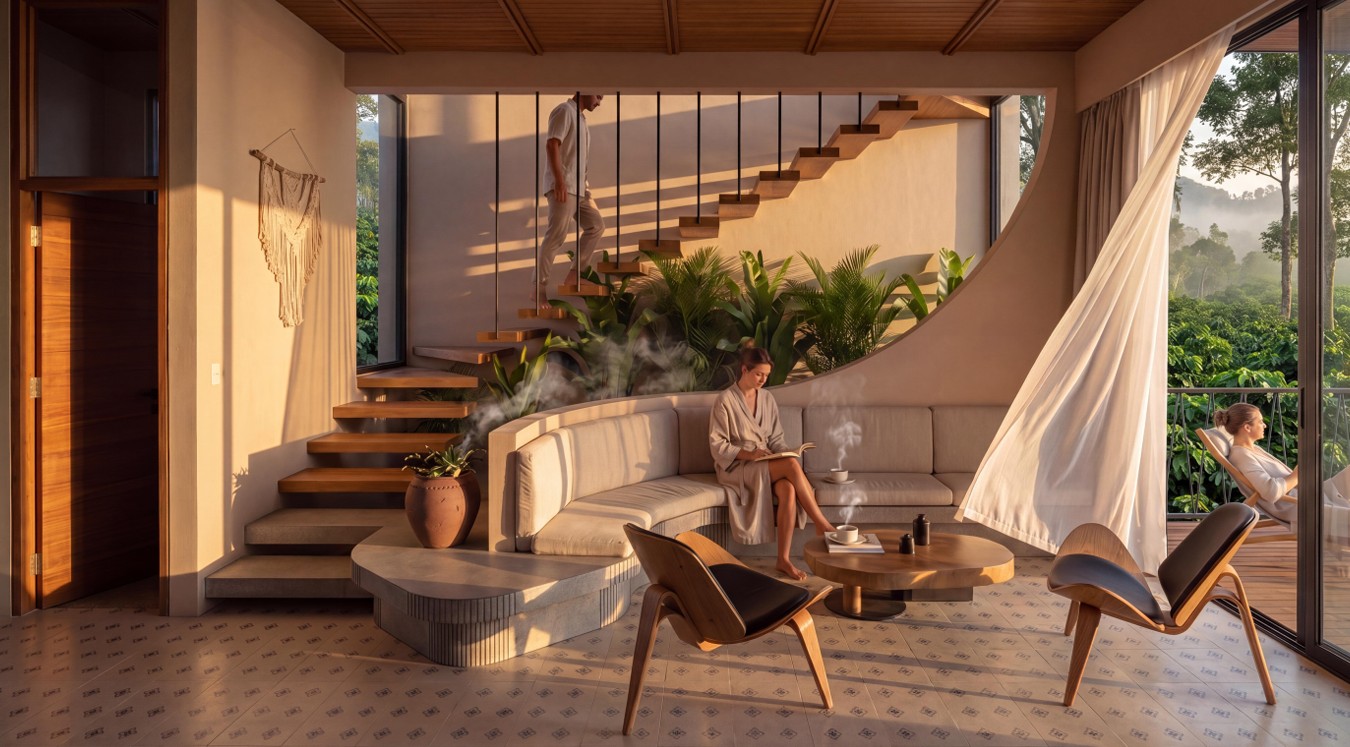 Villa lounge interior