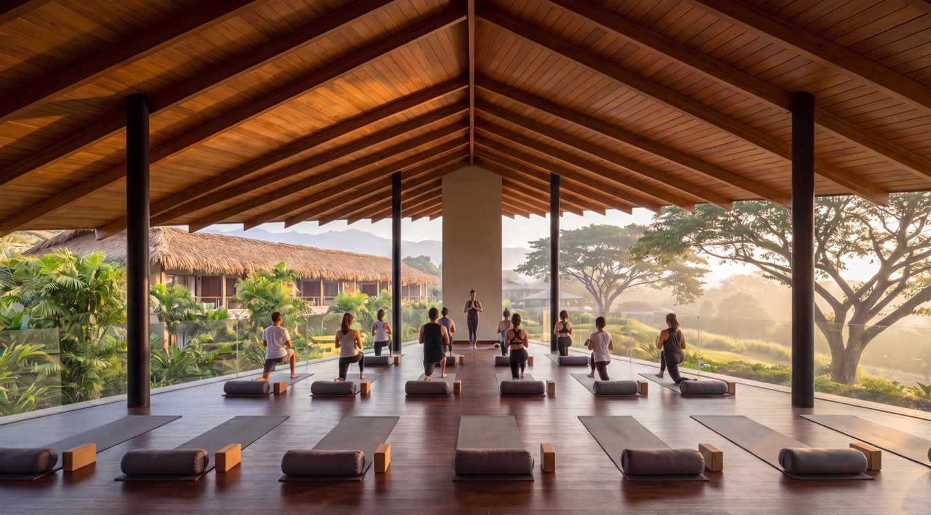Yoga pavilion